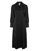 Yaspella Ls Long Dress S. Noos YAS Black