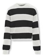 Kogfranca Short L/S Stripe Knt Noos Kids Only Patterned