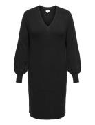 Carkatia Ls V-Neck Dress Knt Noos ONLY Carmakoma Black