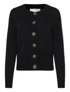 Slfsia Ras Ls Knit Cardigan Noos Selected Femme Black