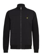 Hybrid Baffled Track Jacket Lyle & Scott Black