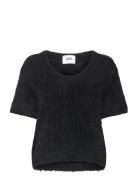 Juliana Short Sleeve Knit Twist & Tango Black