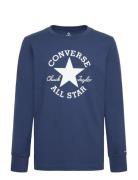 Converse Essentials Long Sleeve Tee Converse Navy