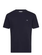 Pique Ss T-Shirt GANT Navy