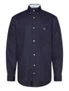 Reg H Ycomb Texture Shirt GANT Navy