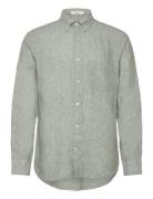 Reg Linen Shirt GANT Green