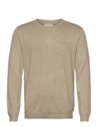 Ecovero L/S O-Neck Knit Lindbergh Beige