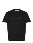 Chenille Monologo Tee Calvin Klein Jeans Black