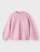 Nkfnadalie Ls Knit Name It Pink