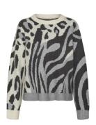 Vmkai Ls O-Neck Pullover Ga Boo Vero Moda Patterned