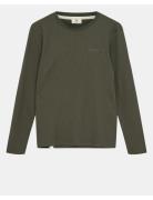 Akkikki L/S Waffle Tee Anerkjendt Green