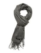 Jacsolid Woven Scarf Noos Jack & J S Grey