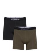 Premium Cotton Stretch Boxer 2P Björn Borg Black