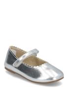 Metallic Ballet Flats Mango Silver