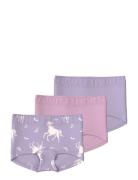 Nmftights 3P Pastel Lilac Horse Noos Name It Pink