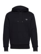 Tipped Hooded Sweatsh Fred Perry Blue