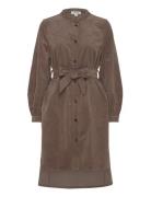 Slhelle Dress Soaked In Luxury Brown