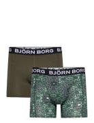 Bamboo Cotton Blend Boxer 2P Björn Borg Khaki