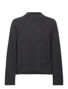 W. Lambswool Knit Crew HOLZWEILER Grey