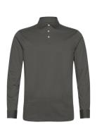 Pima Cotton Polo Ls Hackett London Green