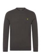 Cotton Merino Crew Neck Jumper Lyle & Scott Black