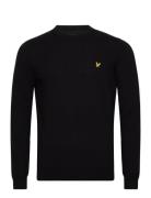 Cotton Merino Crew Neck Jumper Lyle & Scott Black