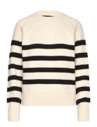 Quinley Stripe Jumper French Connection Cream