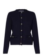 Button Knit Cardigan Mango Navy