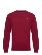 Superfine Lambswool Crew GANT Burgundy