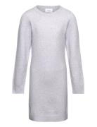 Vmdoffy Ls O-Neck Dress Ga Girl Noos Vero Moda Girl Grey