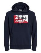 Jjnolan Sweat Hood Jack & J S Navy