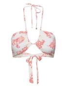 Blanka Printed Bandeau Bikini Top Malina 