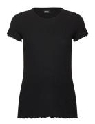 Olmemma S/S Top Jrs Noos Only Maternity Black