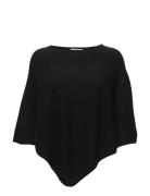 Triangle Poncho Davida Cashmere Black