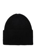 Fold Rib Cap Davida Cashmere Black