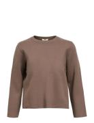 Objreynard O-Neck Pullover Noos Object Brown