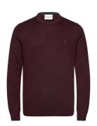 Bs Jupiter Regular Fit Knitwear Bruun & Stengade Burgundy