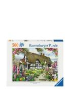 Thatched Cottage 500P Ravensburger Patterned