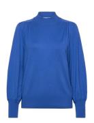 Msilma Mock Neck Pullover Minus Blue