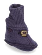 Wool Footies Mikk-line Purple