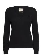 Extrafine Lambswool V-Neck GANT Black