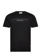 Copenhagen Print Tee S/S Lindbergh Black