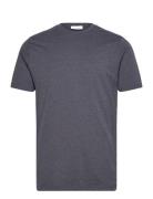 Basic Tee S/S In Melange Lindbergh Navy