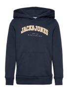 Jjecaleb Varsity Sweat Hood Noos Jnr Jack & J S Navy