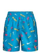 Nike B 4 Volley Short Print NIKE SWIM Blue