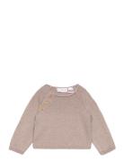 Buttons Detail Knit Sweater Mango Beige