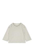 Striped Cotton T-Shirt Mango Green