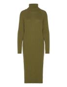 Yasmavi Knit Midi Rollneck Dress Noos YAS Green