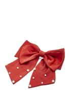 Pcrapu Bow Hairclip Pieces Red