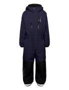 Penguin Snowsuit Kids Moss 104 ISBJÖRN Of Sweden Blue